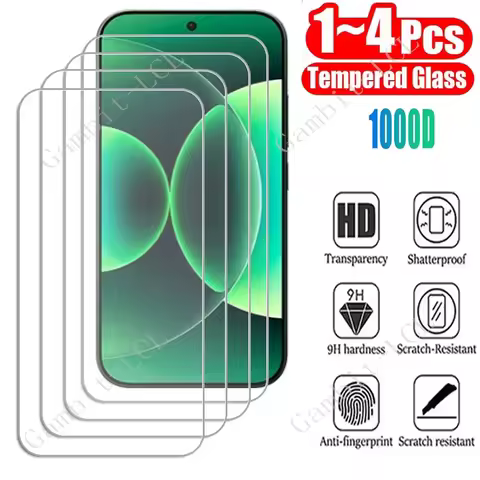 1/4PCS Tempered Glass For Xiaomi 15 15T 17 Pro Max 14T 13T 14 13 Poco C61 C71 C75 C85 F7 Ultra M7 Pl