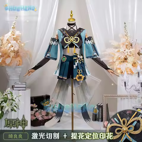 Shusheng Genshin Impact Kirara Women Cosplay Costume Cos Game Anime Party Uniform Hallowen Play Role