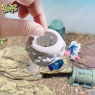 (Unique) Cave For Fish Tank,Aquarium Cave Betta Fish Tank Accessories, Aesthetic Betta House Safe Ha