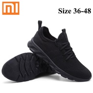 Size 39-48 Xiaomi Men's Sneakers Breathable Outdoor Sport Shoes Light Knitting male Running Shoes For Men Drop shipping