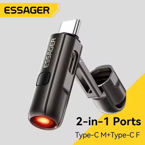 Essager 2 In 1 Type-C Mobile Cigarette Lighter Air Blowing Lighter Outdoor Safety Portable Mini USB-