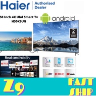 Haier H50K6UG 50 Inch 4K UHD Led Digital Smart Android TV 50" Youtube Netflix