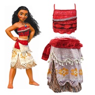 Vận chuyển nhanh Công chúa Moana Trang Phục Cosplay Trang phục hóa trang quà tặng bé gái Halloween