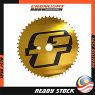 Crank GT 52T Candy Colour Gold Chrome Chain Ring Chain Wheel Crank 1810564-BCS