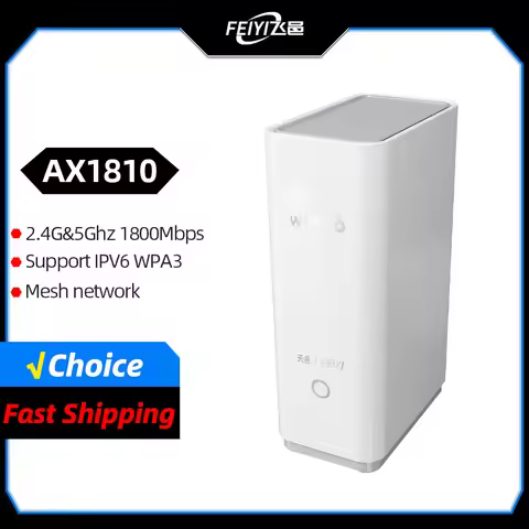FEIYI AX1800 Wifi6 WiFi Router Signal Booster Wifi Repeater Extend Gigabit Wifi Amplifier 2.4G 5GHz