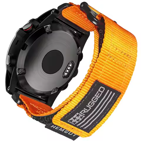 HEMSUT Nylon Watch Band For Garmin Quickfit Sports Military Wrist Strap For Fenix/Forerunner/Tactix/