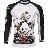Rashguard Dj Tatami Gentle Panda No-Gi jujitsu MMA jiujitsu