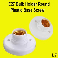 [Local Seller] E27 Batten Lamp Holder Socket Light Bulb Holder Base White