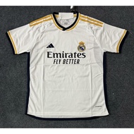 [Fan version football jersey] 23-24 Real Madrid home Thai version football jersey, fan version football team jersey, match training football jersey can be customized