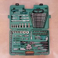 *NEW PACKAGING 128PC* Sata 09014A Socket Wrench Set 128pc 1/4,3/8,1/2 14kg Metric ID31240