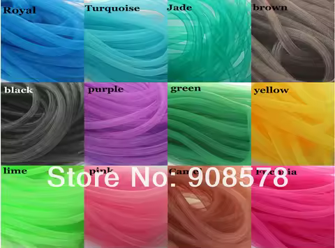 8mm 30yards Plain Tubular Crin Tube Crin Horsehair Cyberlox Trimming