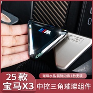 2025 BMW New X3 Central Control Triangle Crystal Bright Component Button Car Interior Decoration Mod