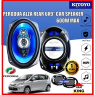 PERODUA ALZA Rear Speaker 6x9 Speaker Kereta Car Speaker Coaxial Speaker 600W MAX 5 Way Car Audio Sp