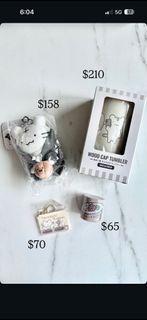 小白虎與黑虎蝦 兔仔醫生 掛件 公仔 文具 玩具