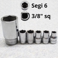 MATA KTC Socket Wrench Standard 3/ 8" Sq Segi 6pt No. B20-5.5H mm to 24H mm Hexagonal Short