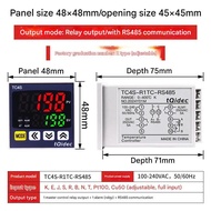 Temperature controller TC4S R1TC Q1TC RS485 RELAY SSR 4-20mA TQidec TC4S-14R 48x48 PT100/K J E CU ON