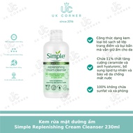 Simple Replenishing Cream Cleanser 230ml