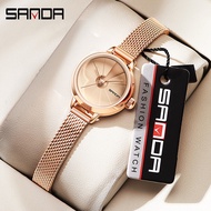 Sanda Women's Business Leisure Ladder Dial Quartz Luxury Leisure Waterproof Watch SD1113-1