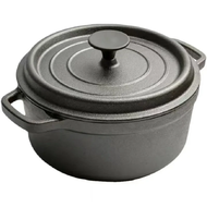 【AA NEW】 Cast iron 22cm 24cm 26cm stew thickened double ear cast iron soup pot non-coating non-stick