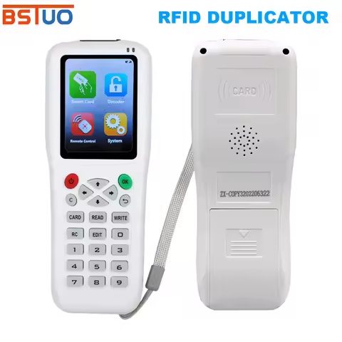 125KHz 13.56MHz RFID Duplicator Copier RFID Reader Writer USB Cloner NFC Programmer Rewritable Cards
