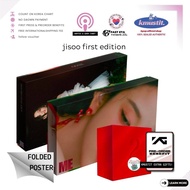 [YG] JISOO - [JISOO FIRST SINGLE ALBUM]  KiT ALBUM photobook red black version ❥ KMUSTIT  KPOP pre order benefits  free gifts  Ship From Korea