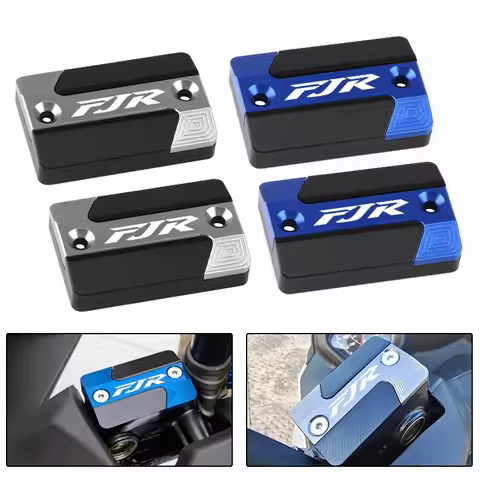 For YAMAHA FJR1300 FJR 1300 Motorcycle CNC Aluminum Front Brake Reservoir Fluid CNC Tank Cover Oil C