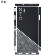 Miếng Dán Bảo Vệ Điện Thoại ZTE Nubia Red Magic 9 Pro+ Full Body Frame Frosted Colorful Back Cover B