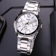 Win Watch Shop Casio Standard นาฬิกาข้อมือผู้ชาย สายสแตนเลส รุ่น MTP-1374D-7A -ของแท้ รับประกันสินค้า 1 ปีเต็ม