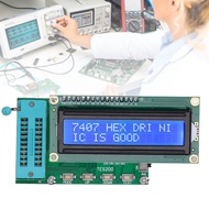 เครื่องวัด IC ตอบสนองรวดเร็วขนาดกะทัดรัดตัวทดสอบวงจรแบบบูรณาการที่เชื่อถือได้ใช้งานง่าย7-12VDC สำหรั