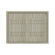 JUPITER บานซิงค์คู่ GRAND 87x67 ซม. สีสัก จัดส่งโดย HomePro