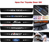 stiker mobil ford sticker karbon 3d sill plate ford ranger fiesta escape everest pelindung pijakan p