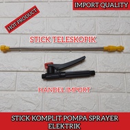 Stick Stik Komplit Gagang Pompa Sprayer Semprot Hama Elektrik Aki CBA 12V 16Liter