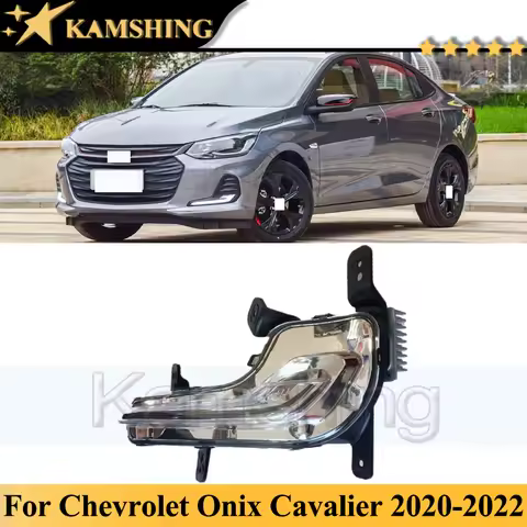 Kamshing LED Daytime Running Light For Chevrolet Onix Cavalier 2020-2022 Front Foglight Foglamp Fron