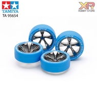 [Tamiya] LP SMALL DIA TIRES/WHEELS 5-Spoke/Blk (TA 95654)