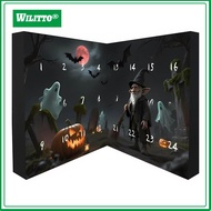 Intricate Halloween Decorations Freddy Elf Figurine 24 Days Halloween Gnome Advent Calendar Decorati