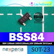 BSS84 50V 130mA 10Ω 130mA,10V 250mW 2V 1mA 1 Piece P-Channel SOT-23-3 Original Nexperia
