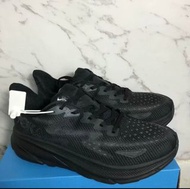 👀全新現貨HOKA ONE ONE Clifton 9 舒適耐磨 低幫跑步鞋 男款 黑色