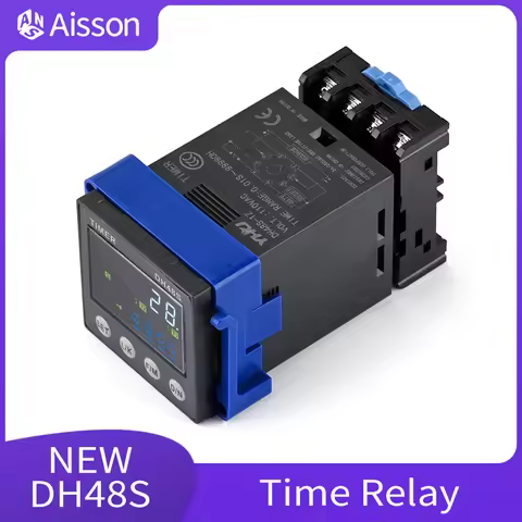 New DH48S Digital Delay Time Relay Precision Programmable Cycle DH48S-A 1Z 2Z 2ZH Series AC220V AC D