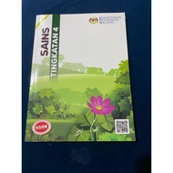 Used Sains Form 4 textbook
