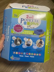 全新potette plus折疊廁所加防漏吸濕袋1盒