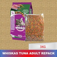 Whiskas tuna flavor dry cat food repack 3 Kg Whiskas Tuna Adult