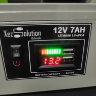 Volt Meter 12v DC Battery level with USB port