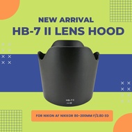 HB-7 II HB7 Lens Hood For Nikon AF Nikkor 80-200mm f/2.8D ED