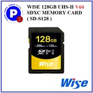 WISE 128GB UHS-II V60 SDXC HIGH SPEED MEMORY CARD ( SD-S128 )