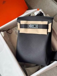 Hermes Hac a dos so Black pm size  k刻