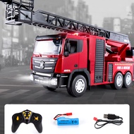 new Huina 361 Remote Control Fire Truck Electric RC Car Water Spray Ladder Model 1/18 Scale Rc Toy