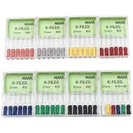 Dental K-Files Stainless Steel Root Canal Endodontic File Dental Hand Use K Files Instruments