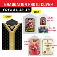 Holder Foto Graduasi A4 8R 5R | Foto Kelas Folder | Class Photo Cover | Graduation Photo Holder | Fo
