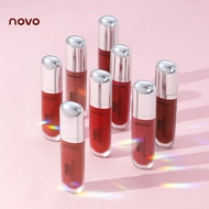 ♕【Ready Stock】NOVO Velvet Matte Lip Glaze Lip Gloss Long Lasting Waterproof Moisturizing Lip Tint Li