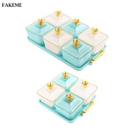 FAKEME Nut and Candy Serving Tray Appetizer Plate Multipurpose Nuts Tray Candy Nut